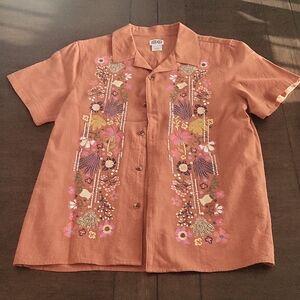Latino Heritage Month Youth XL Button Up